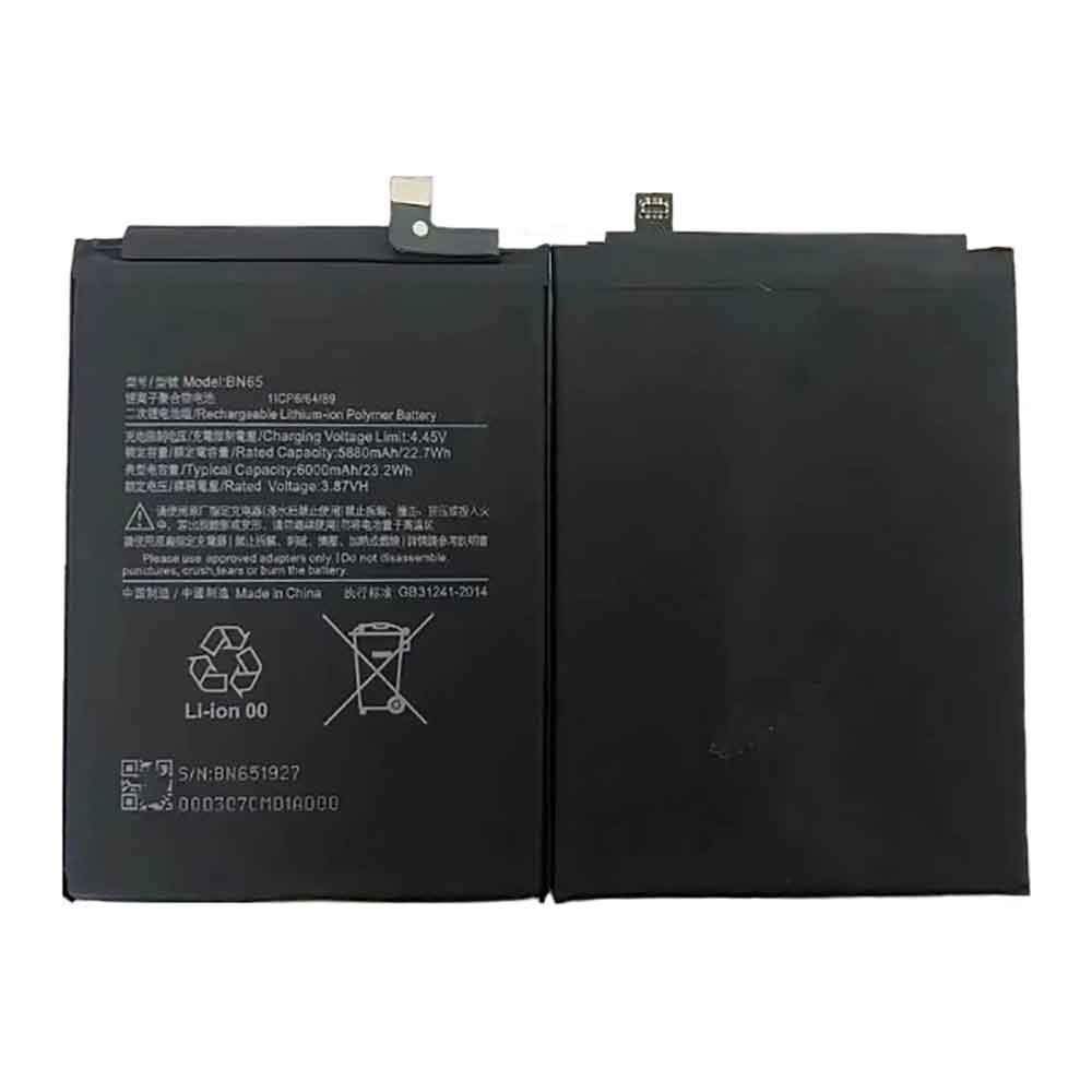 Batería para Gaming-Laptop-15.6-7300HQ-1050Ti/xiaomi-BN65